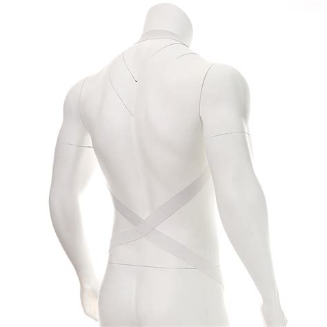 Sexy Men Elastic Hollow Out Bondage Chest Harness Erotic Open Butt Penis Crotchless Gay