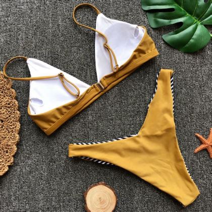Style Split Bikini Splicing On Luulla