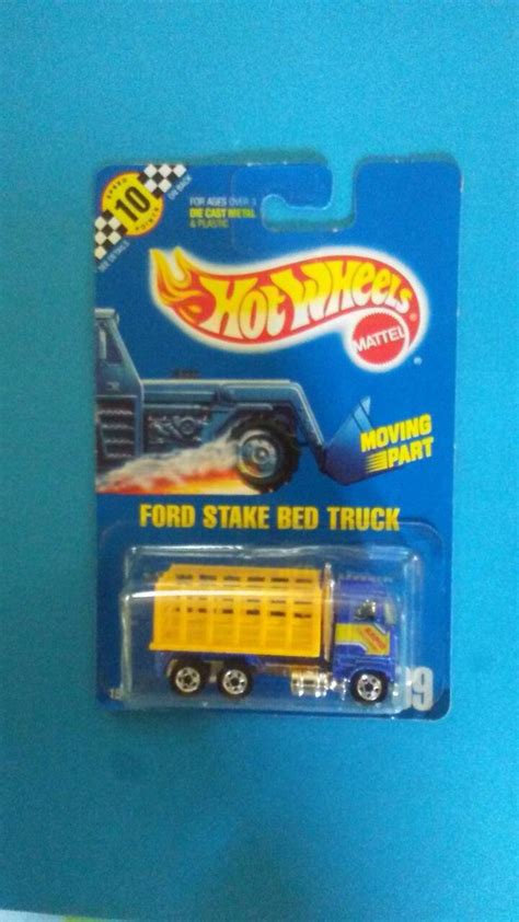 Hot Wheels 99 Ford Stake Bed Truck New On All Blue Card Etsy