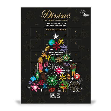 Divine Dark Chocolate Advent Calendar - Fair Trade & Sustainable at One ...