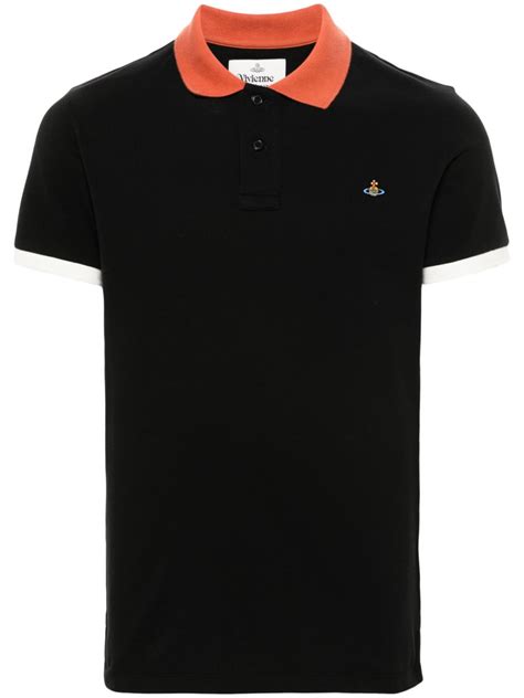 Vivienne Westwood Classic Polo Shirt Black FARFETCH