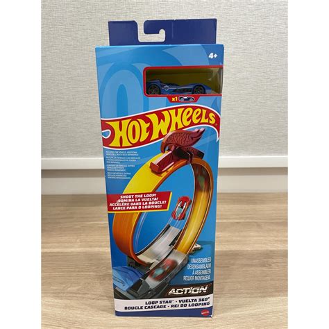 Mattel Hot Wheels LOOP STAR PLAYSET With Vehicle Car Launcher Play Set Brand New Shopee Malaysia