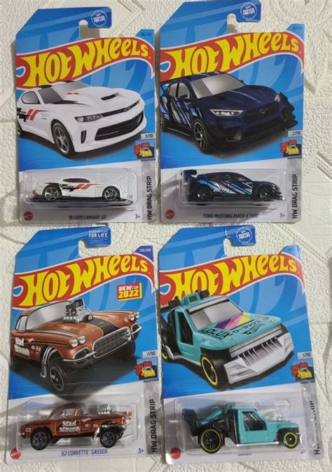 Hot Wheels Hw Drag Strip Copo Camaro Ss Ford Mustang Mach E
