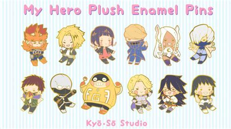 My Hero Academia Chibi Pins! : r/BokuNoHeroAcademia