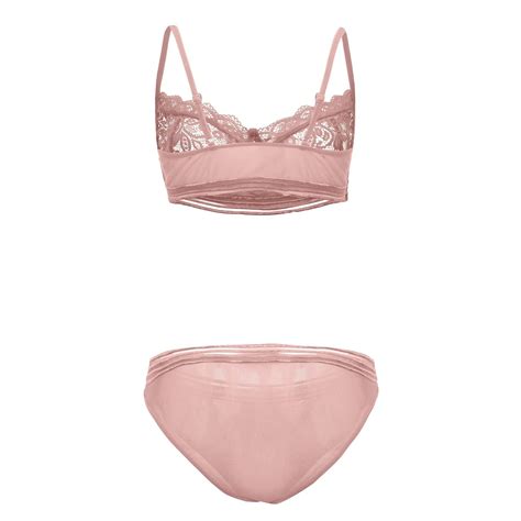 Hapimo Lingerie Set Lingerie Set Strappy Bra And Panty Set Two Piece