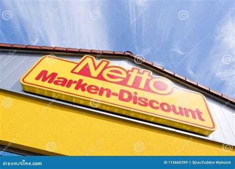 Netto Marken Discount Sign At Branch Editorial Stock Image Image Of