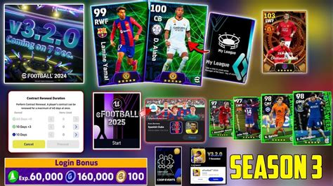 Efootball Season Update Details Leaks Potw Booster Card My