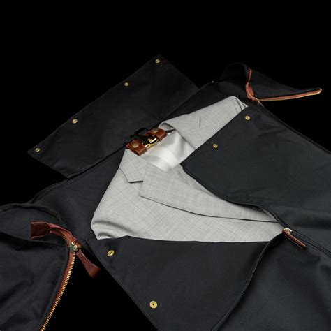Luxury Leather Garment Duffle Bag - Von Baer