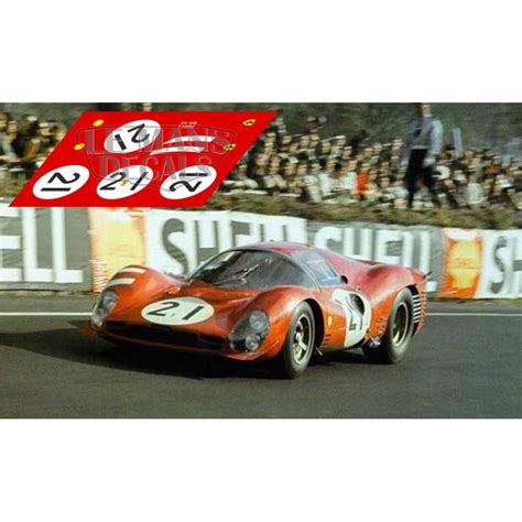 Ferrari 330 P3 - Le Mans 1966 nº21 - LEMANSDECALS