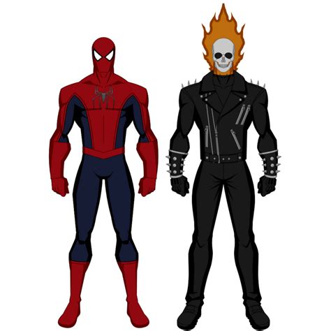 Spider-Man And Ghost Rider by May2002x on DeviantArt