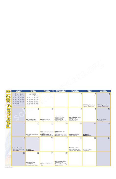 2017 2018 District Calendar Maine Endwell Central School District