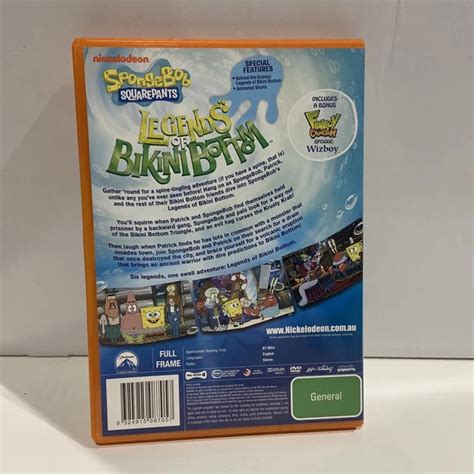 SPONGEBOB SQUAREPANTS Legends Of Bikini Bottom DVD 2010 Region 4 6 23 PicClick UK
