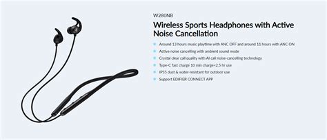 Edifier W280NB Wireless Sports Headphones Price in Bangladesh