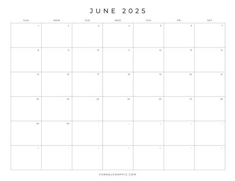 Free 2025 calendar printable blank landscape templates