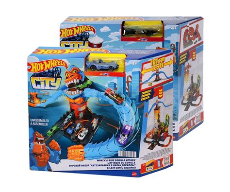 Детска играчка Hot Wheels Комплект Вражеска атака на чудовища асортимент КОМСЕД