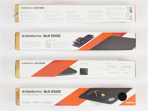 SteelSeries QcK Edge & Heavy Review - Packaging & Material | TechPowerUp