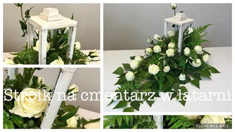 Stroik Na Cmentarz W Latarni W Konstrukcji Table Decorations The