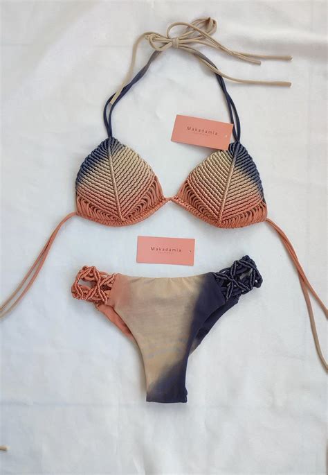 Bikini Degradado Atardecer Makadamia Swimwear