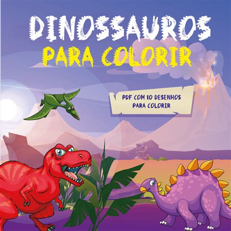 Dinossauros Para Colorir Striki Nation Hotmart