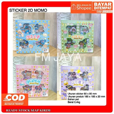 Jual Pcs Sticker D Momo Sticker Momo Waterproof Isi Lembar