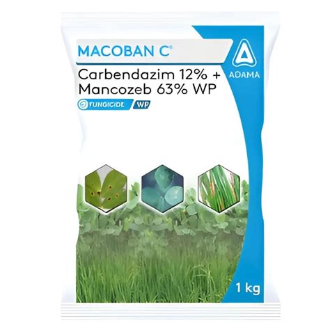 Adama MACOBAN C Carbendazim 12% + Mancozeb 63% WP Fungicide