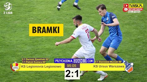 Tv Nsk Pl Bramki Ks Legionovia Legionowo Ks Ursus Warszawa