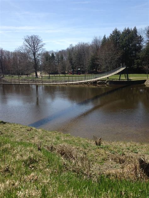 Swinging Bridge - Croswell, Michigan | Swinging bridge, Bucket list ...