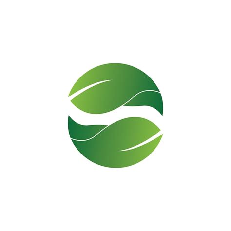 Logotipos De Folha Verde Ecologia Natureza Elemento Vector Cone