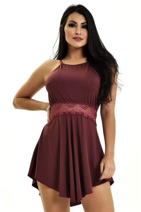 Camisola Sexy Sem Bojo Lingerie Renda Feminina Pre O Atacado Sensual Modelo Sensual Sexy Bonito