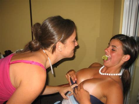 Picture Tagged With Brunette Busty Lesbian Smiling Girls Boobs FAPcoholic