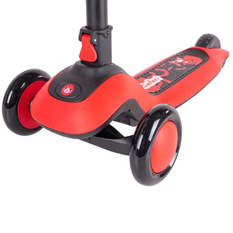Трехколесный самокат TechTeam Safari (2023) красный купить по низкой ...