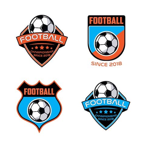 Premium Vector Soccer Football Champions Logo Badges