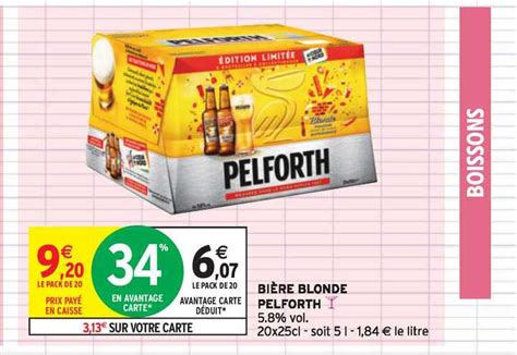 Promo Bi Re Blonde Pelforth Chez Intermarch Hyper Icatalogue Fr
