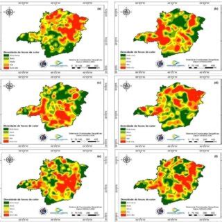 Correlação entre os focos de calor e as variáveis meteorológicas a