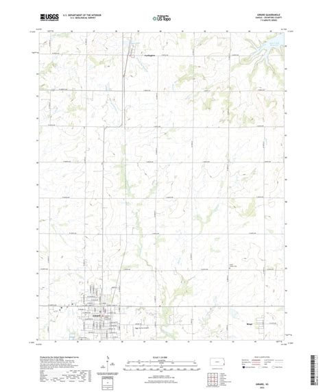 Girard, KS (2022, 24000-Scale) Map by United States Geological Survey ...