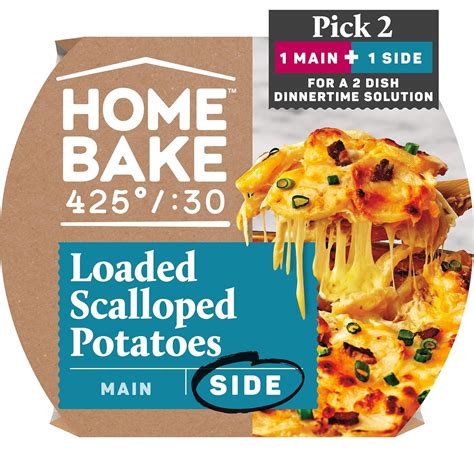 Home Bake Loaded Scalloped Potatoes 198 Oz Box Grocery