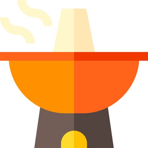 Hot Pot Basic Straight Flat Icon