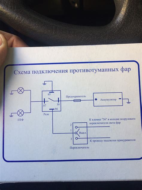 Подключить противотуманные фары через реле на уаз - 84 фото