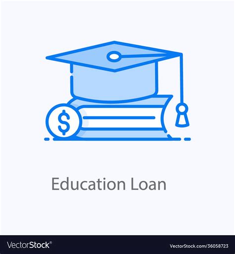 Education loan Royalty Free Vector Image - VectorStock