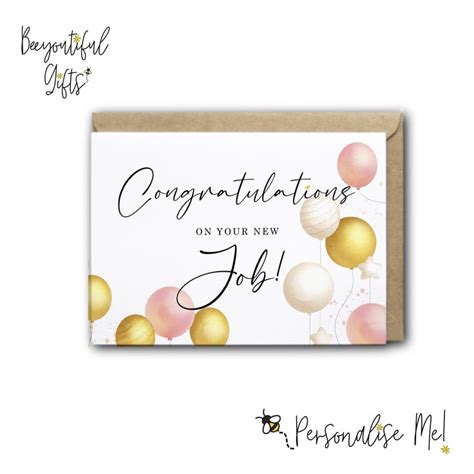 New Job Card - Congratulations On Your New Job | New job card, New job, New job congratulations