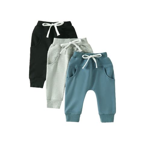 Bagilaanoe Packs Of 3 Toddler Baby Boys Sweatpants 6m 12m 18m 24m 3t