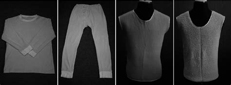 Photos of the designed garments with PCM: a) T-shirt of the two-layer... | Download Scientific ...