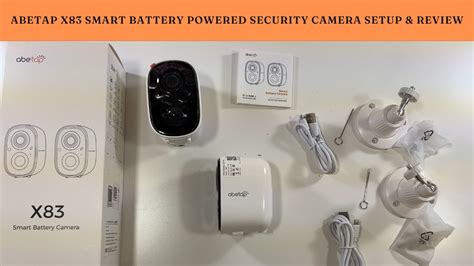 Abetap X Smart Battery Powered Security Camera Setup Review Youtube