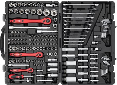 Профессиональный набор инструментов Intertool 1/2", 1/4", 3/8" 176 ...