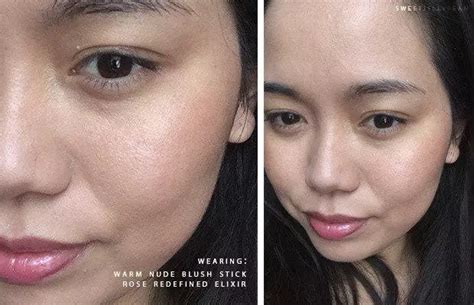 New Maybelline Master Glaze Blush Stick In Warm Nude Swatches Review Sweet Jelly Bean