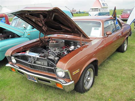 1974 Chevrolet Nova Brown Chevrolet Grass Black Silver Nickel