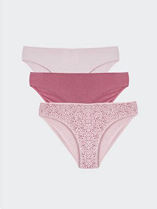 LCW DREAM Gaćice bikini sa uzorkom pakovanje od 3 komada W3AR26Z8 LSC LC Waikiki