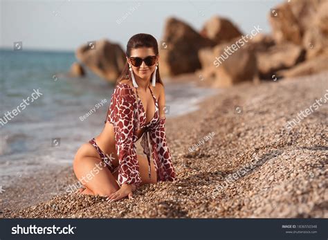 Outdoor Fashion Photo Sexy Bikini Model Stock Photo Edit Now 1836550348