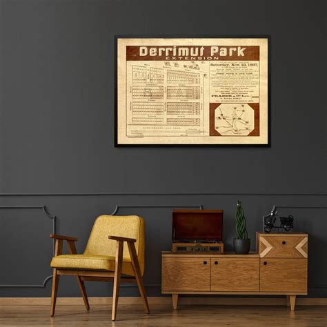 Derrimut Park Victoria Australia Vintage Map 1 1887 Vintage Maps