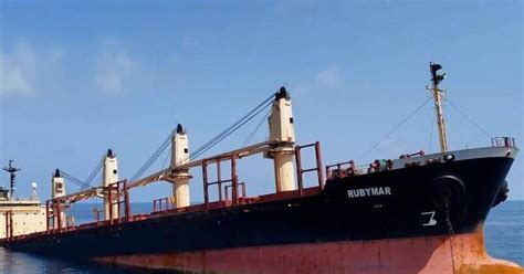 Ship Sunk By Houthis Threatens Red Sea Environment The Standard